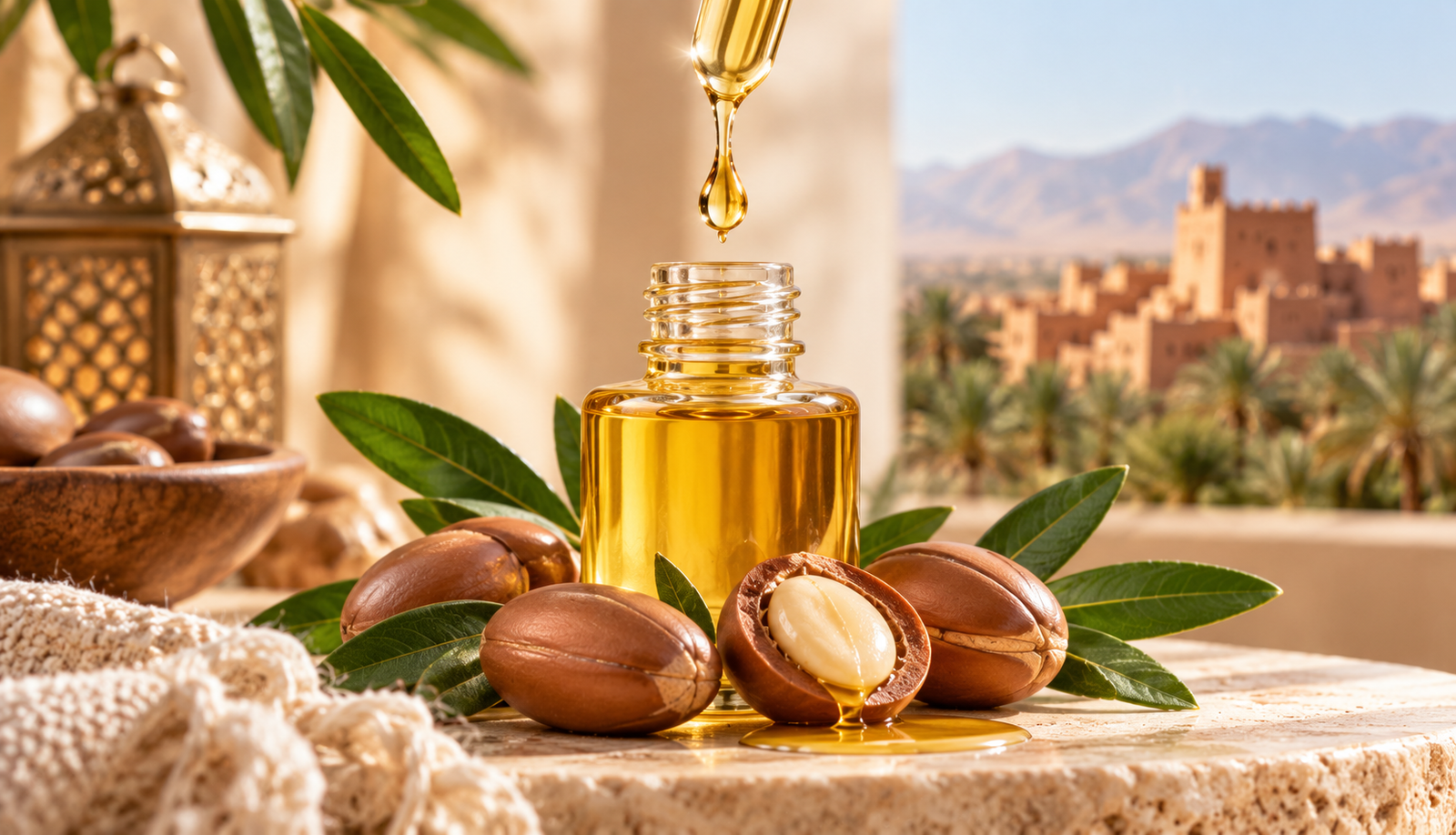 L'huile d'argan, l'or du Maroc : bienfaits pour la peau et le corps
